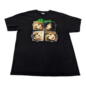 Vintage Poison Shirt XL Black Look What The Cat Dragged In Band Tee 2003